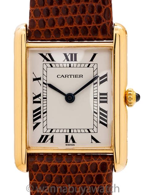 best cartier tank to buy|pre owned cartier tank watches.